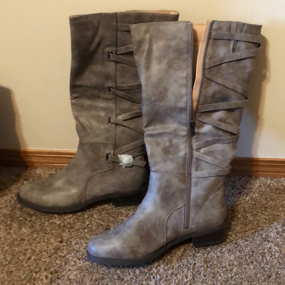 Tan boots